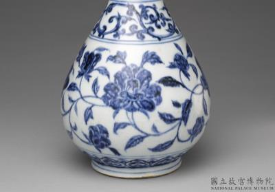 图片[2]-Yuhuchun vase with flowers of the four seasons in underglaze blue, Ming dynasty (1368-1644)-China Archive